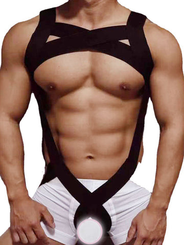 sexy elastic chest harness